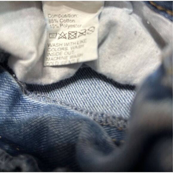 Womens Denim Cutoff Distressed Shorts High Rise Size 29 - Picture 5 of 8